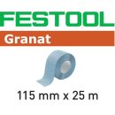 Festool Schleifrolle 115x25m P220 GR Granat