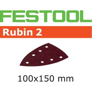 Festool Schleifblätter STF DELTA/7 P100 RU2/50 Rubin 2