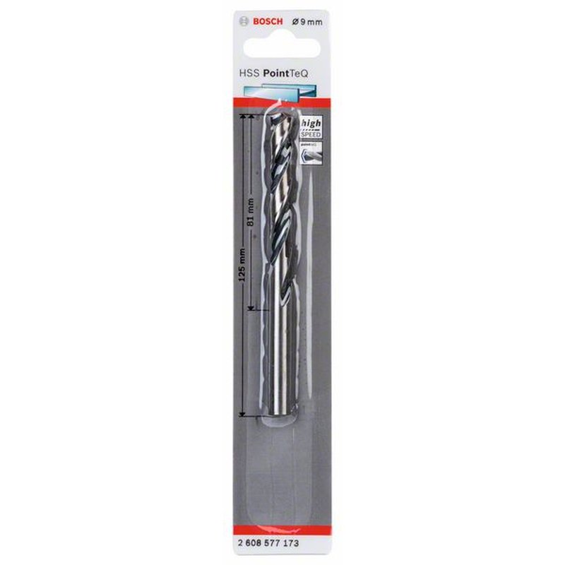 Bosch PointTeQ Metallbohrer-Set, 13-teilig, HSS, DIN 338 – Für Präzises Bohren In Metall