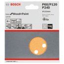 Bosch Schleifblatt C470, 115 mm, 60, 120, 240, 8...