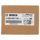 Bosch Fiberschleifscheibe R574, Best for Metal, Zirkonkorund, 115 mm, 22,23 mm, 120