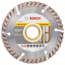 Bosch Diamanttrennscheibe Standard for Universal, 115 x22,23 x 2 x 10 mm