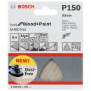 Bosch Schleifblatt M480 Net, Best for Wood and Paint, 93 mm, 150, 5er-Pack