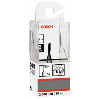 Bosch Nutfräser 6 mm, D1 3,2 mm, L 7,7 mm, G 51 mm