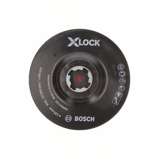 Bosch Stützteller X-LOCK, 125 mm, Klettverschluss, 12.250 U/min