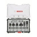 Bosch Rand- und Kantenfräser-Set, 6-mm-Schaft, 6-teilig