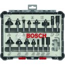 Bosch Fräser-Set, 8-mm-Schaft, 15-teilig