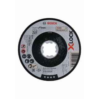 Bosch Trennscheibe X-LOCK gerade Expert for Inox AS 46 T INOX BF, 115 x 22,23 x 1,6 mm