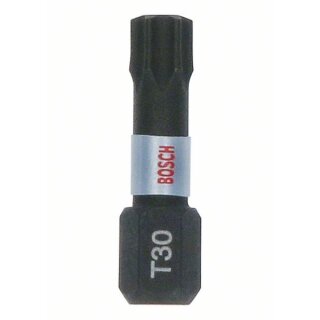 Bosch PRO Torx Impact Bit, T30, 25 mm, Display, 10 x 25-tlg.. Für Schlagschrauber