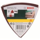 Bosch Schleifblatt-Set für Deltaschleifer, 25-teilig, 6 Löcher, 93 mm, 120